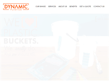 Tablet Screenshot of dynamicplastics.co.za